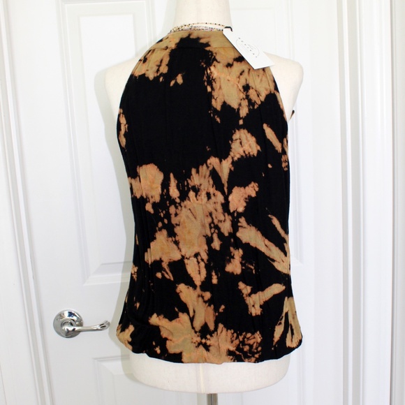 Handmade tie dye Bordeaux for Anthropologie blouse by Hue Revival - Picture 3 of 13